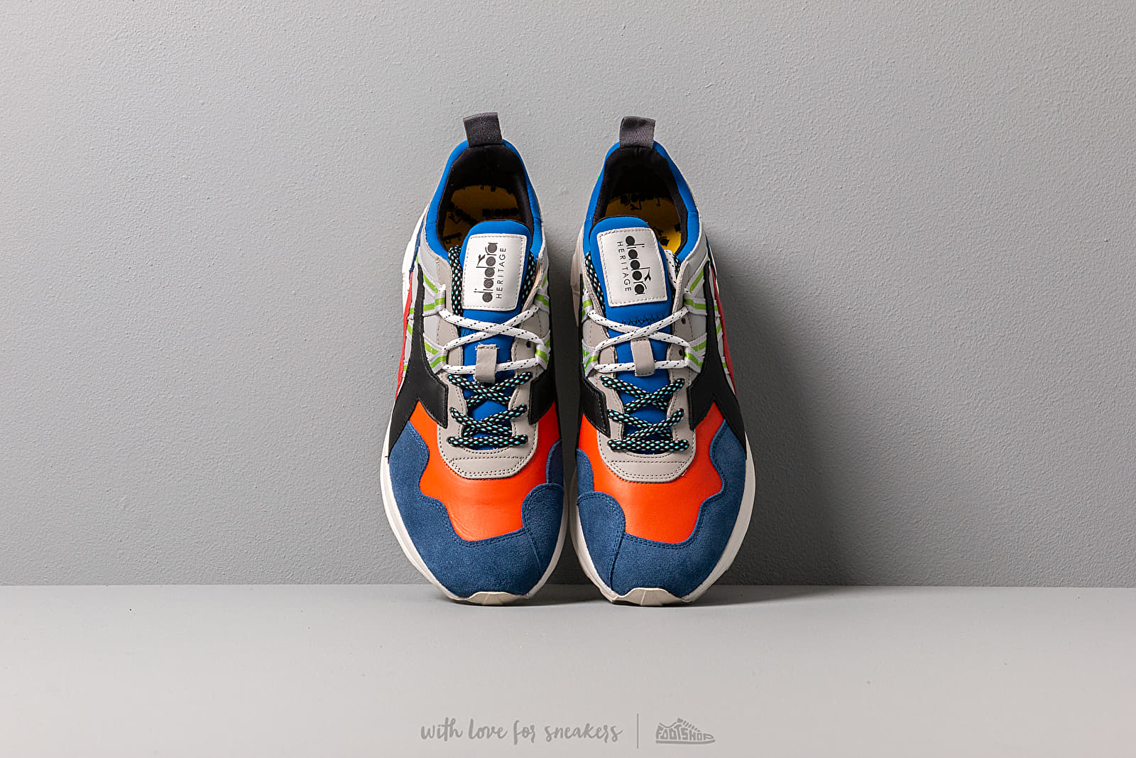 Diadora heritage rave leather pop store