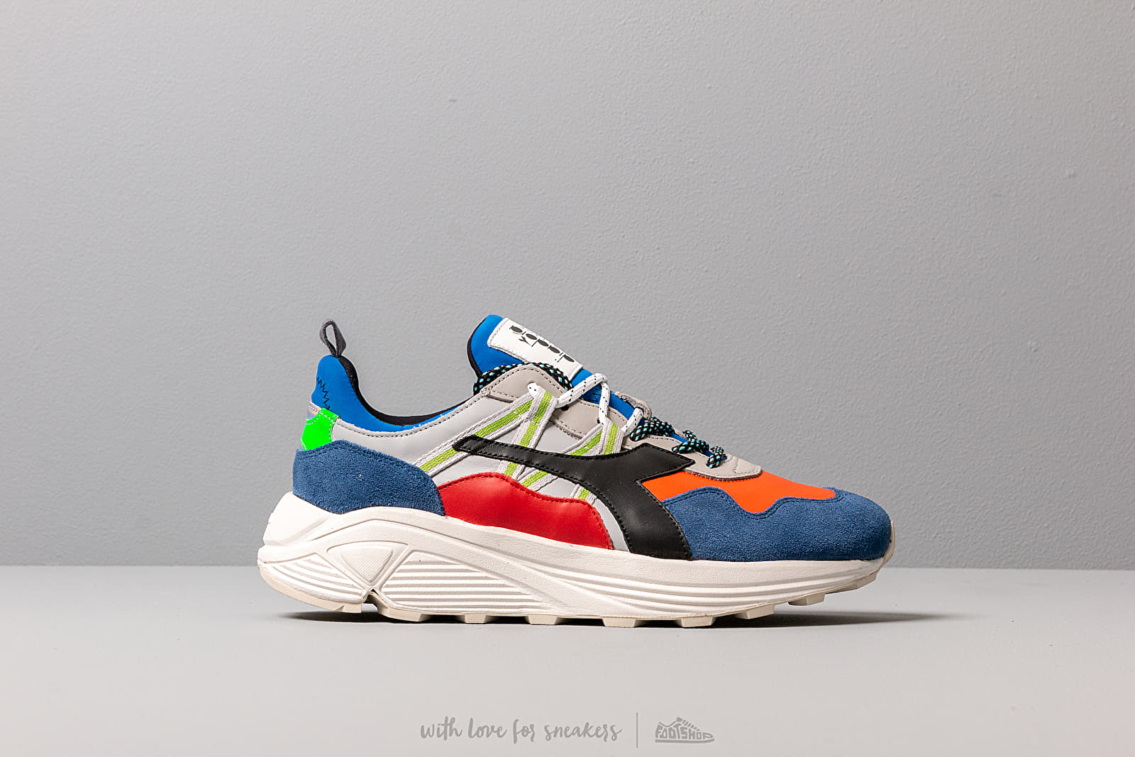 Men s shoes Diadora Rave Leather Pop Night Blue Footshop