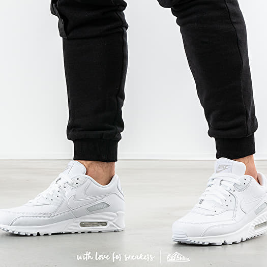 Zapatillas Hombre Nike Air Max 90 Leather True White/ True White