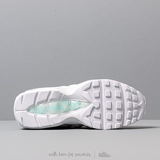 公式正規品!★ NIKE WMNS AIR MAX 95 AQUA Women's shoes Nike Wmns Air Max 95 White/ White-Light Aqua