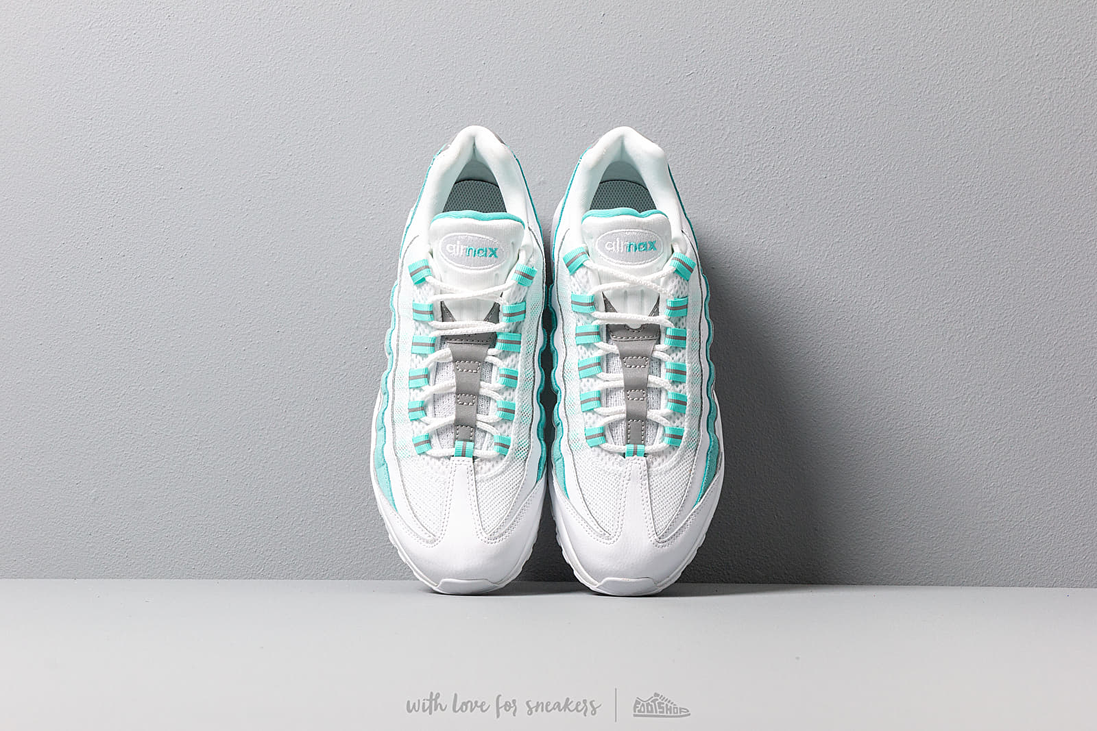 Buty damskie Nike Wmns Air Max 95 White/ White-Light Aqua