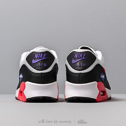 Men s shoes Nike Air Max 90 Essential White Red Orbit Psychic Purple Black Footshop