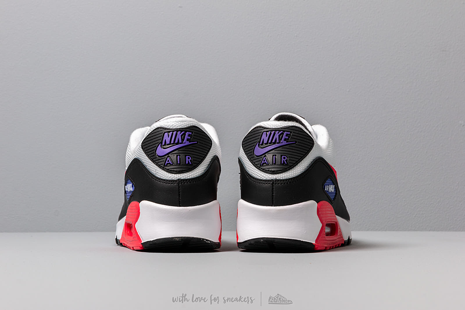 Nike air max 90 essential white red orbit discount