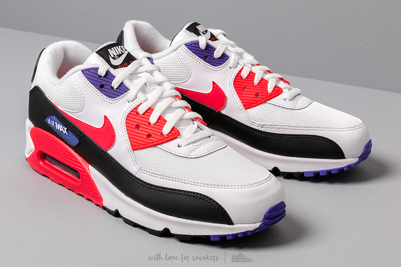 Nike air max discount 9 essential white red
