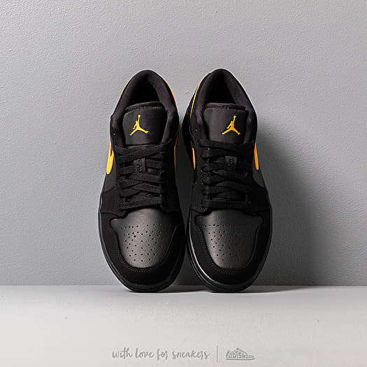 Jordan 1 low black gold cheap