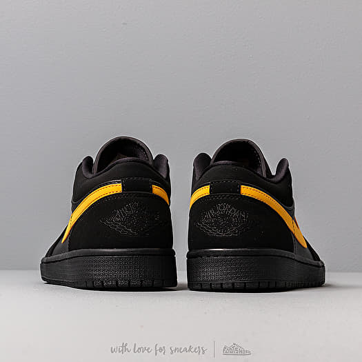 Air jordan 1 low black and gold top