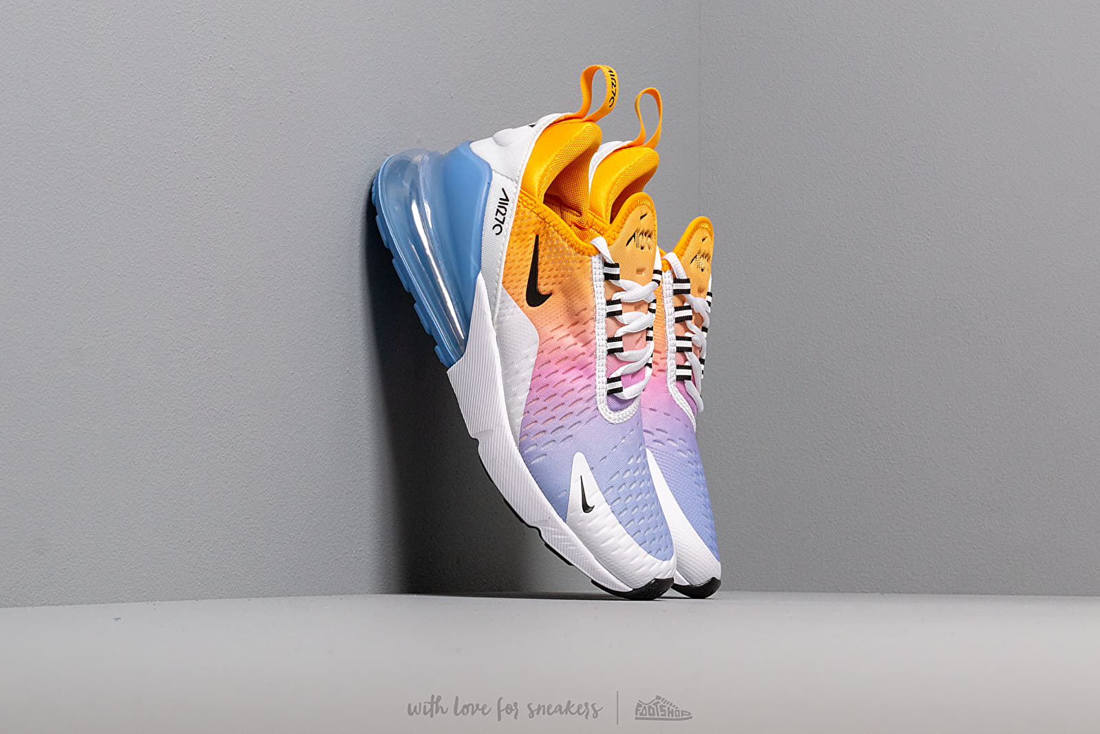 Nike air max 270 - men's university gold/black/university blue shop