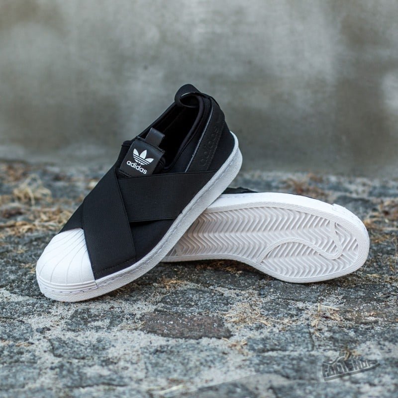 Adidas superstar store slip on weiß