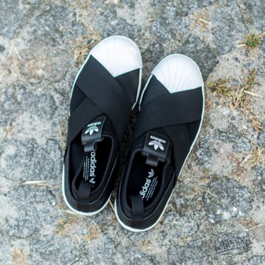 Women s shoes adidas Superstar Slip On W Black Ftw White Footshop