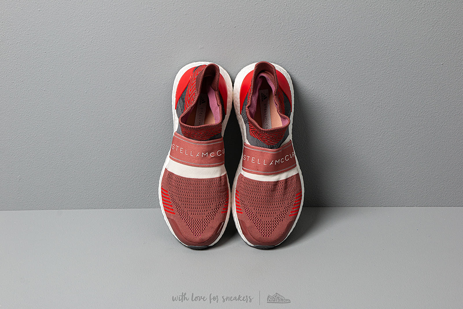 Women's shoes adidas x Stella McCartney UltraBOOST X 3.D. Clay Red/ Intense Pink/ Red