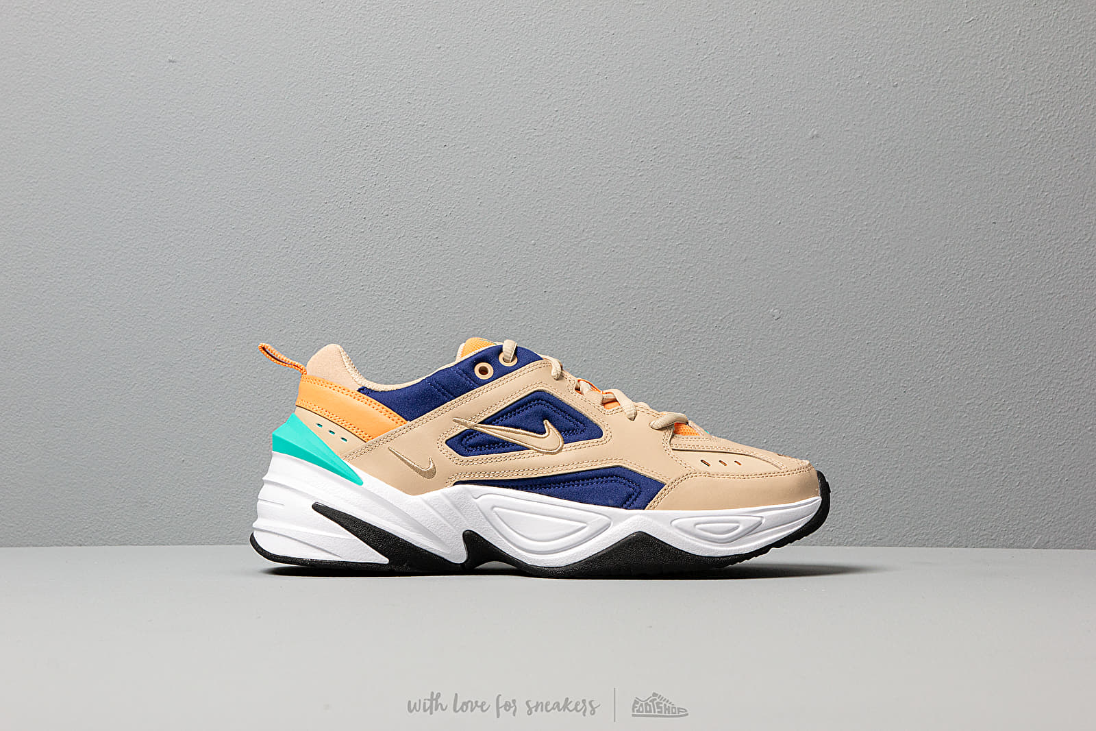 Women s shoes Nike W M2K Tekno Desert Ore Desert Ore Deep Royal Blue Footshop