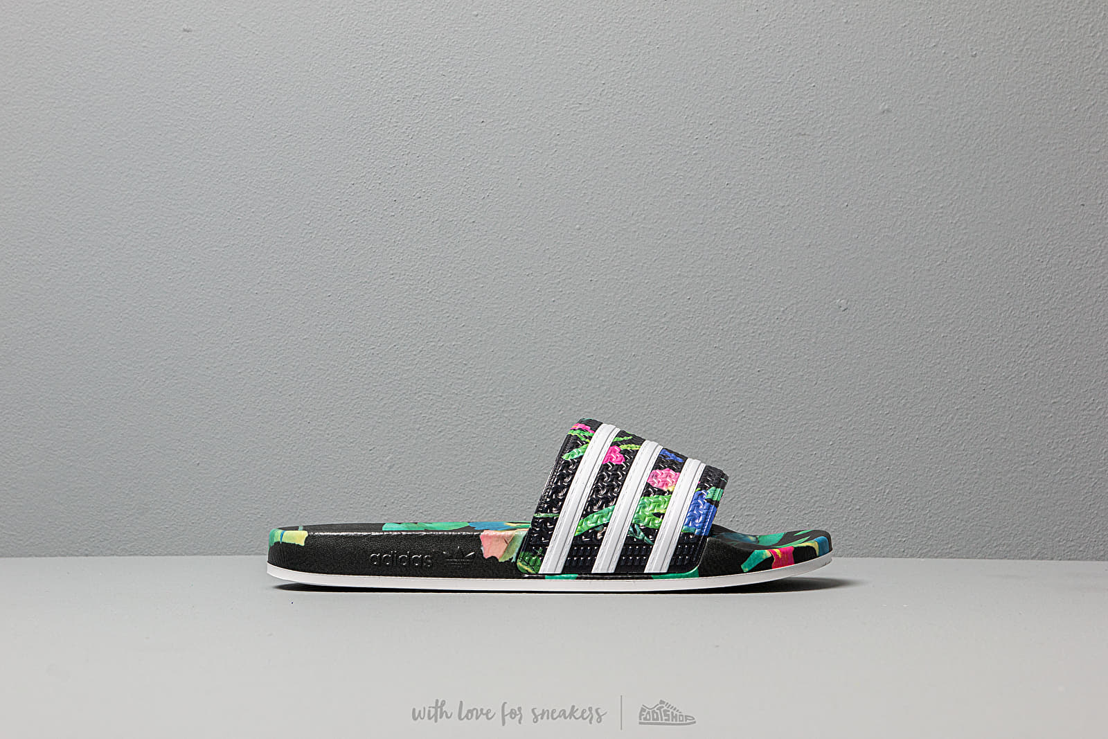 Women's shoes adidas Adilette W Core Black/ Ftw White/ Core Black