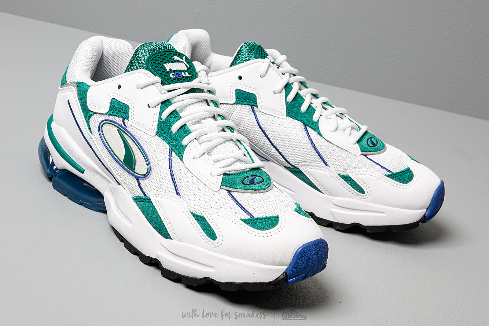Puma cell endura white green discount