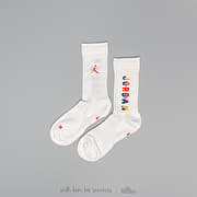 Socks Jordan Legacy Rivals Crew Socks White Multi Color Footshop