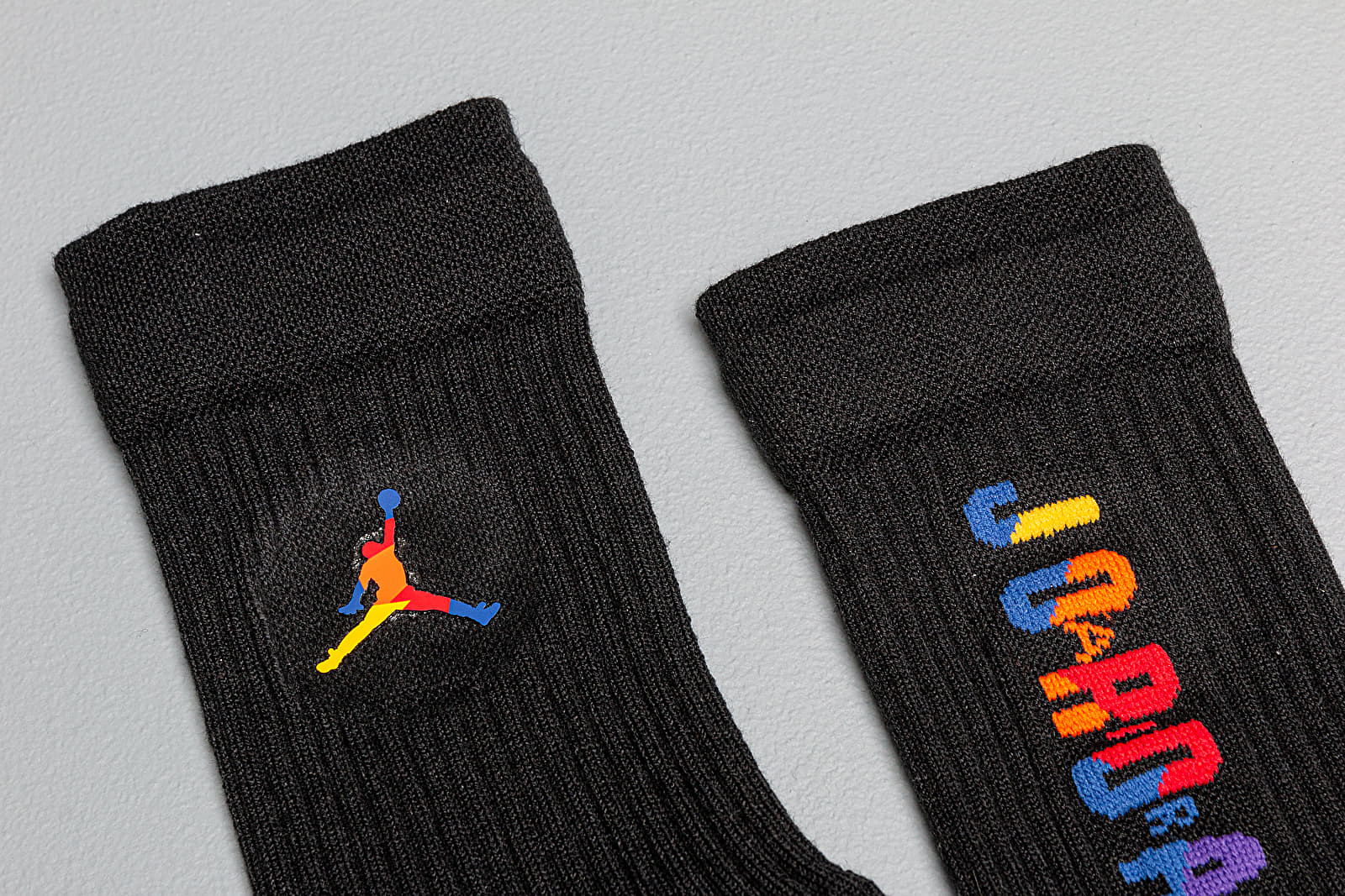 Socks Jordan Legacy Crew Socks Rivals Black Multi Color Footshop