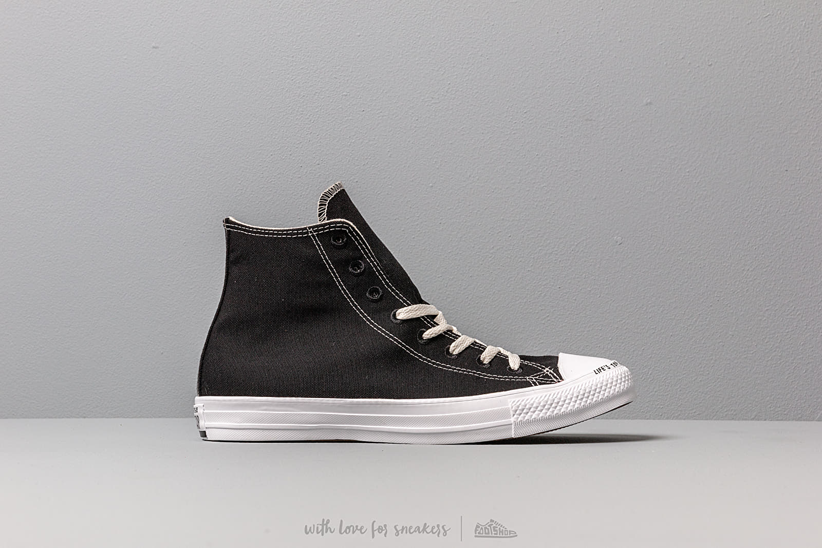 Men s shoes Converse Chuck Taylor All Star Hi Renew Canvas Black Black White Footshop