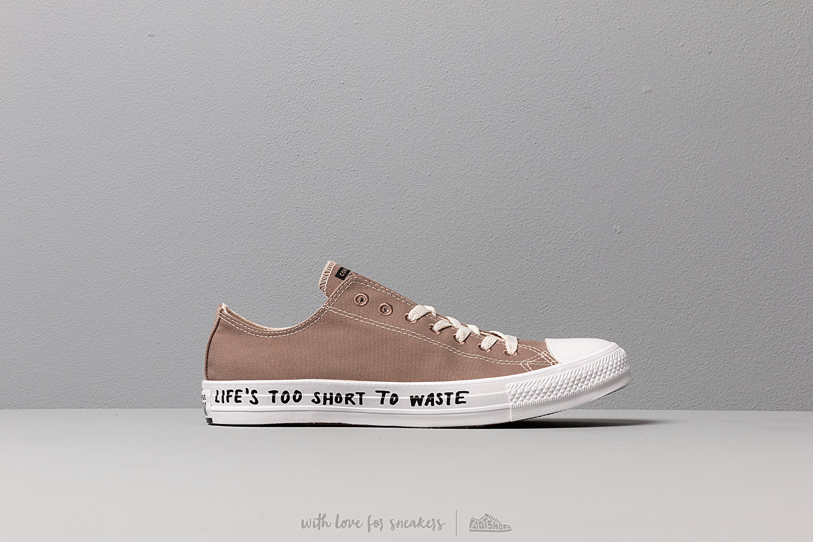 Men's shoes Converse Chuck Taylor All Star OX Renew Canvas Mason Taupe/ Black/ White