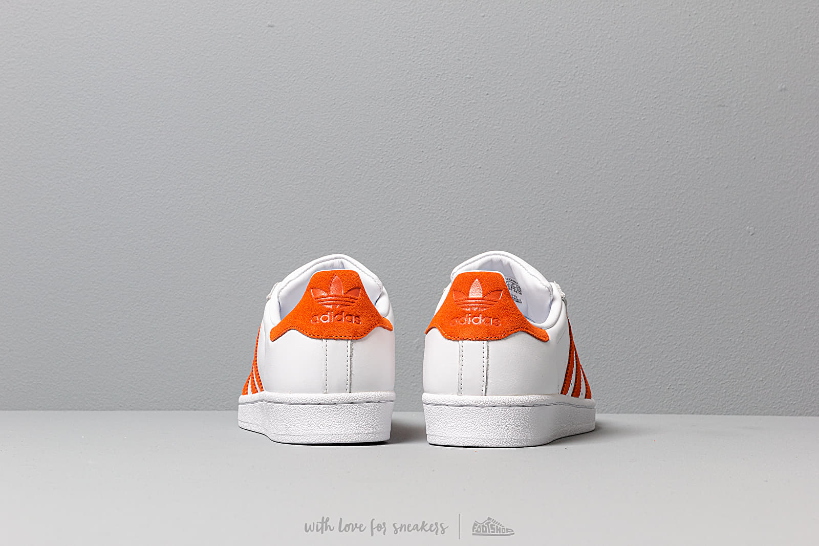 Herren Sneaker und Schuhe adidas Superstar Ftw White/ Orange/ Ftw White