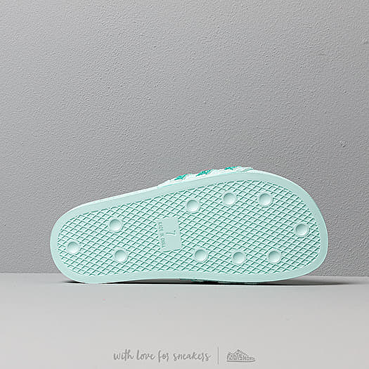 Ice mint adidas hotsell slides