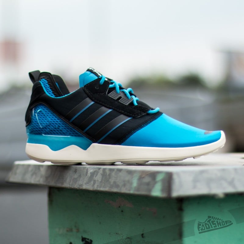 Men s shoes adidas ZX 8000 Boost Black Light Blue Footshop