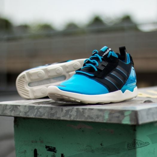 Mens adidas black and blue zx 8000 boost trainers clearance
