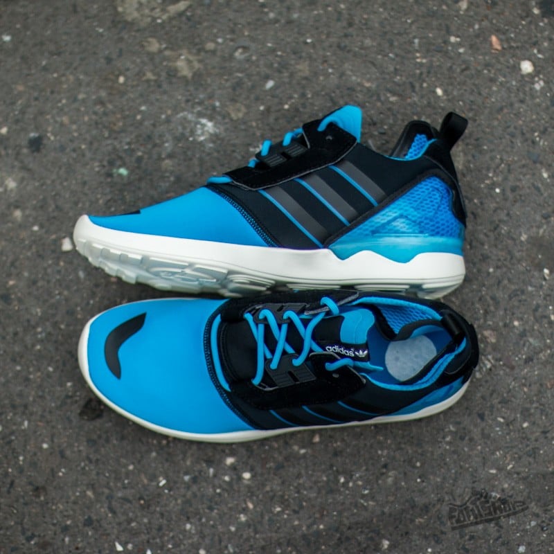 Men s shoes adidas ZX 8000 Boost Black Light Blue Footshop