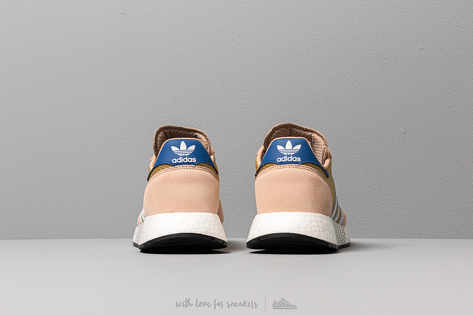 Men s shoes adidas Marathon Tech St Pale Nude Blue Tint Core