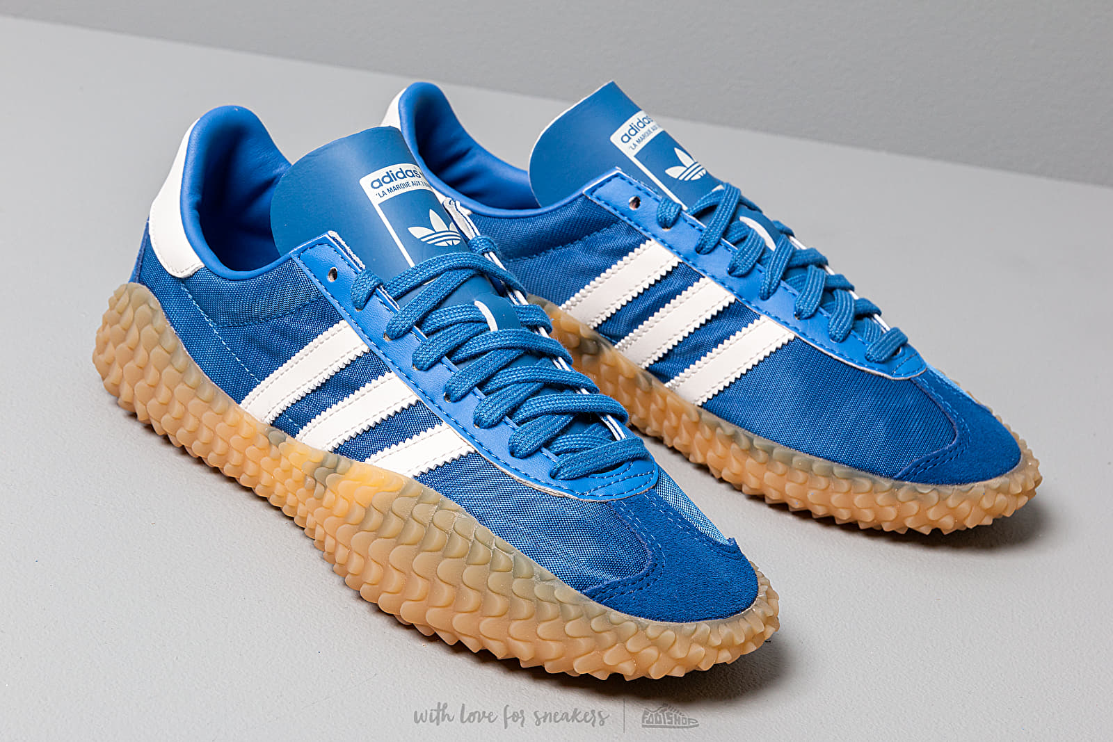 Men s shoes adidas Country x Kamanda Blue Cloud White Gum3 Footshop