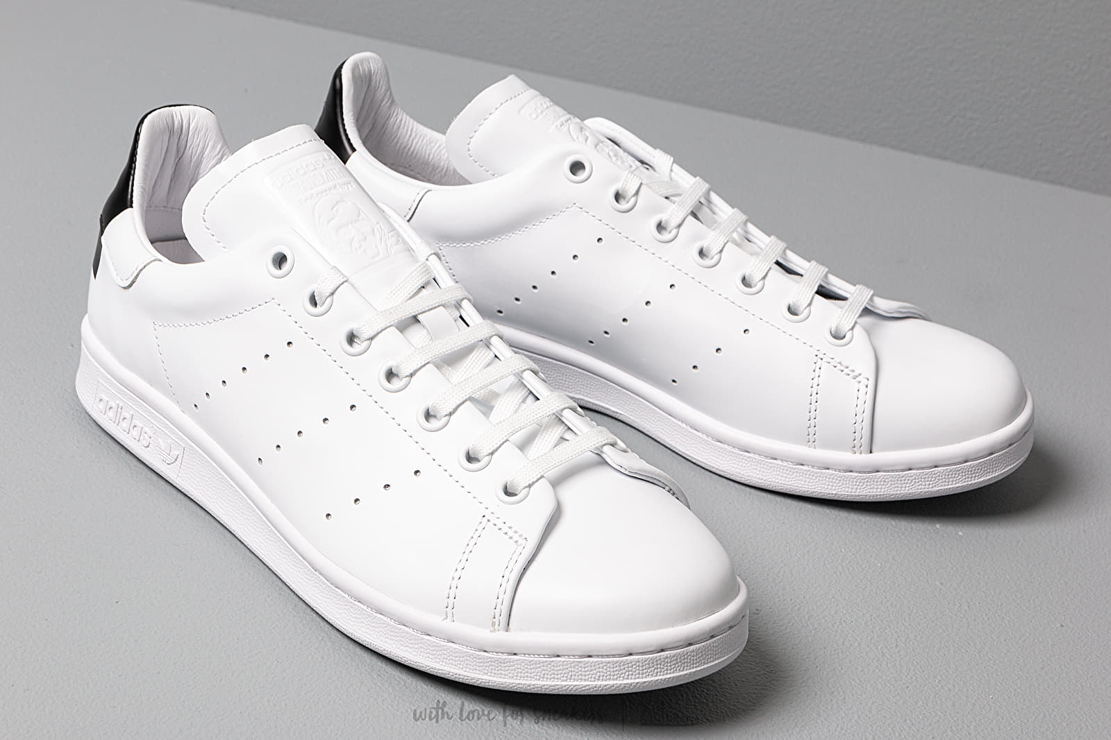 Adidas stan smith recon white black & gold clearance