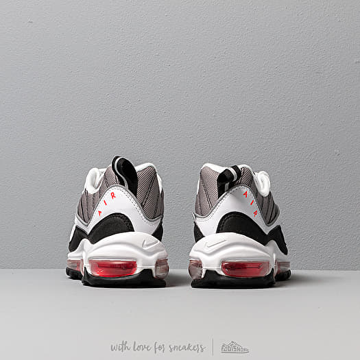 Air max 98 white hotsell solar red