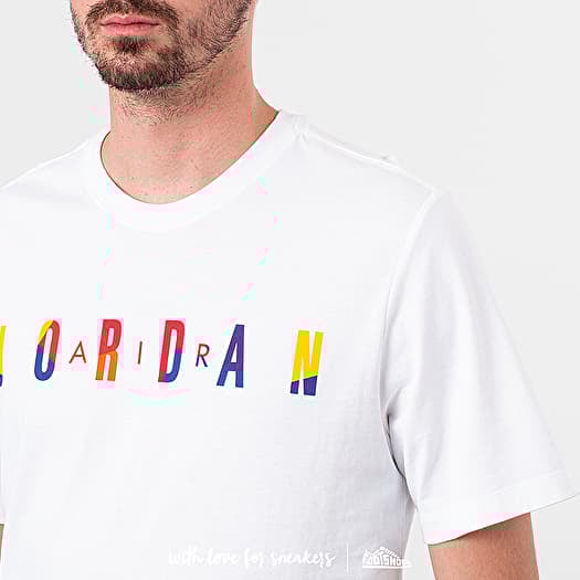 T shirts Jordan Sport DNA Hybrid Tee White Footshop