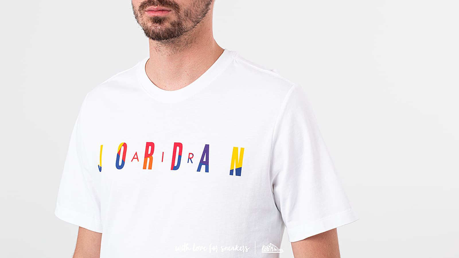 Camisetas Jordan Sport DNA Hybrid Tee White Footshop