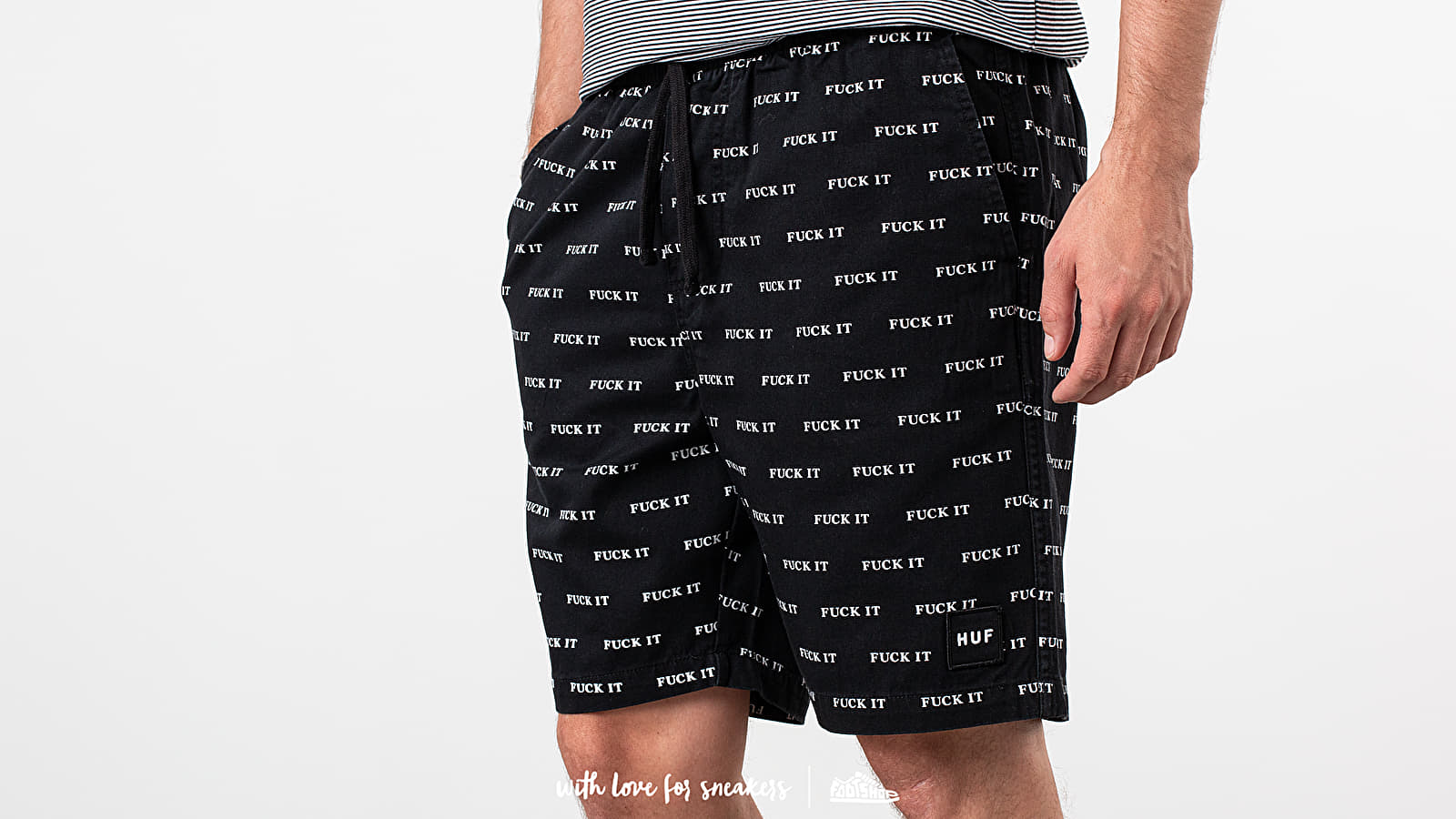 Shorts HUF Fuck It Easy Shorts Black
