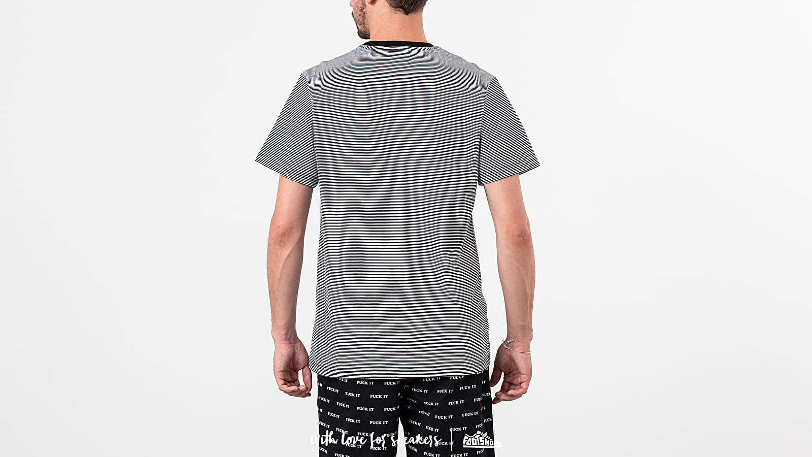 T-shirts Huf Carson Stripe Tee Black