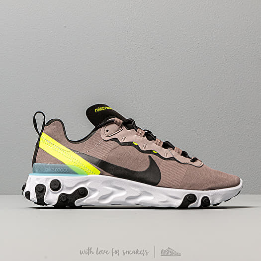 Men s shoes Nike React Element 55 Pumice Black White Blue Chill Footshop