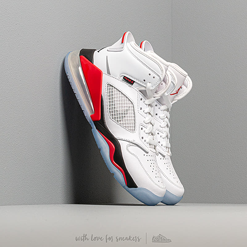 Jordan Mars 270 (GS) White/ Reflect Silver-Fire Red-Black | Footshop