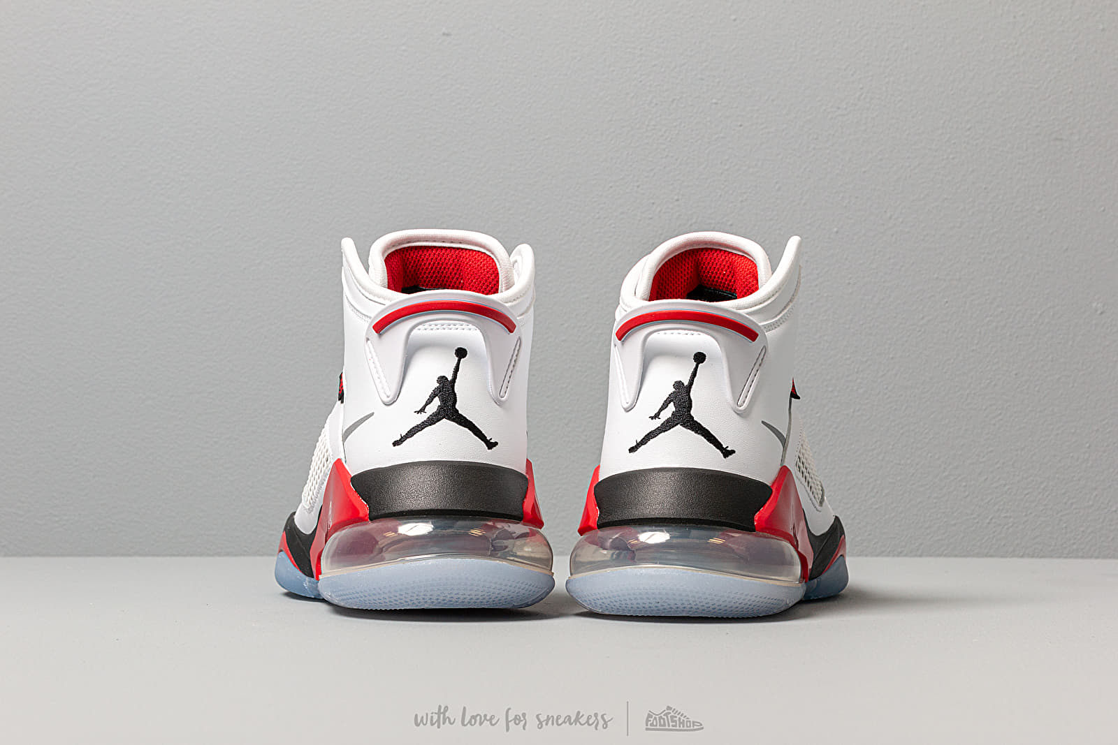 Women s shoes Jordan Mars 270 GS White Reflect Silver Fire Red Black Footshop
