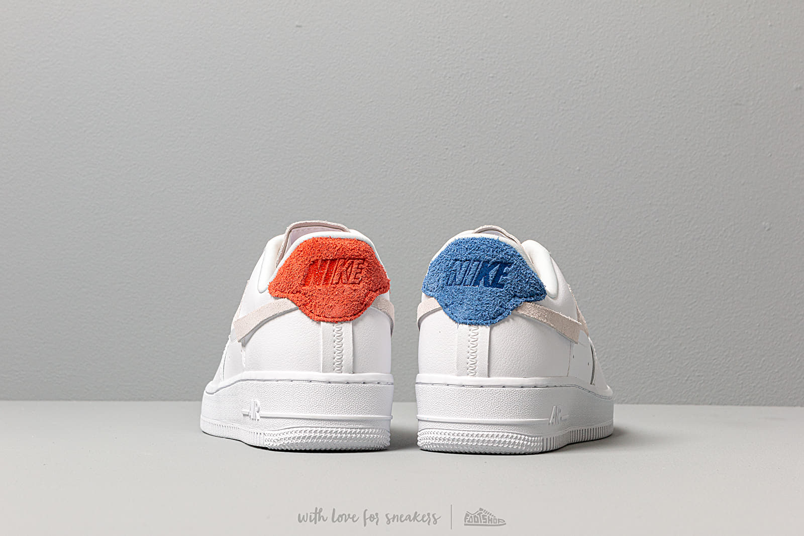 Nike air force 1 07 white platinum tint game royal red outlet