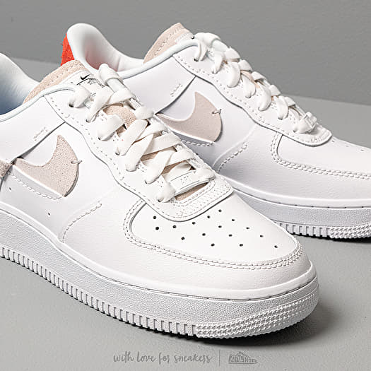 Nike air force 1 7 trainers white platinum tint game royal red new arrivals