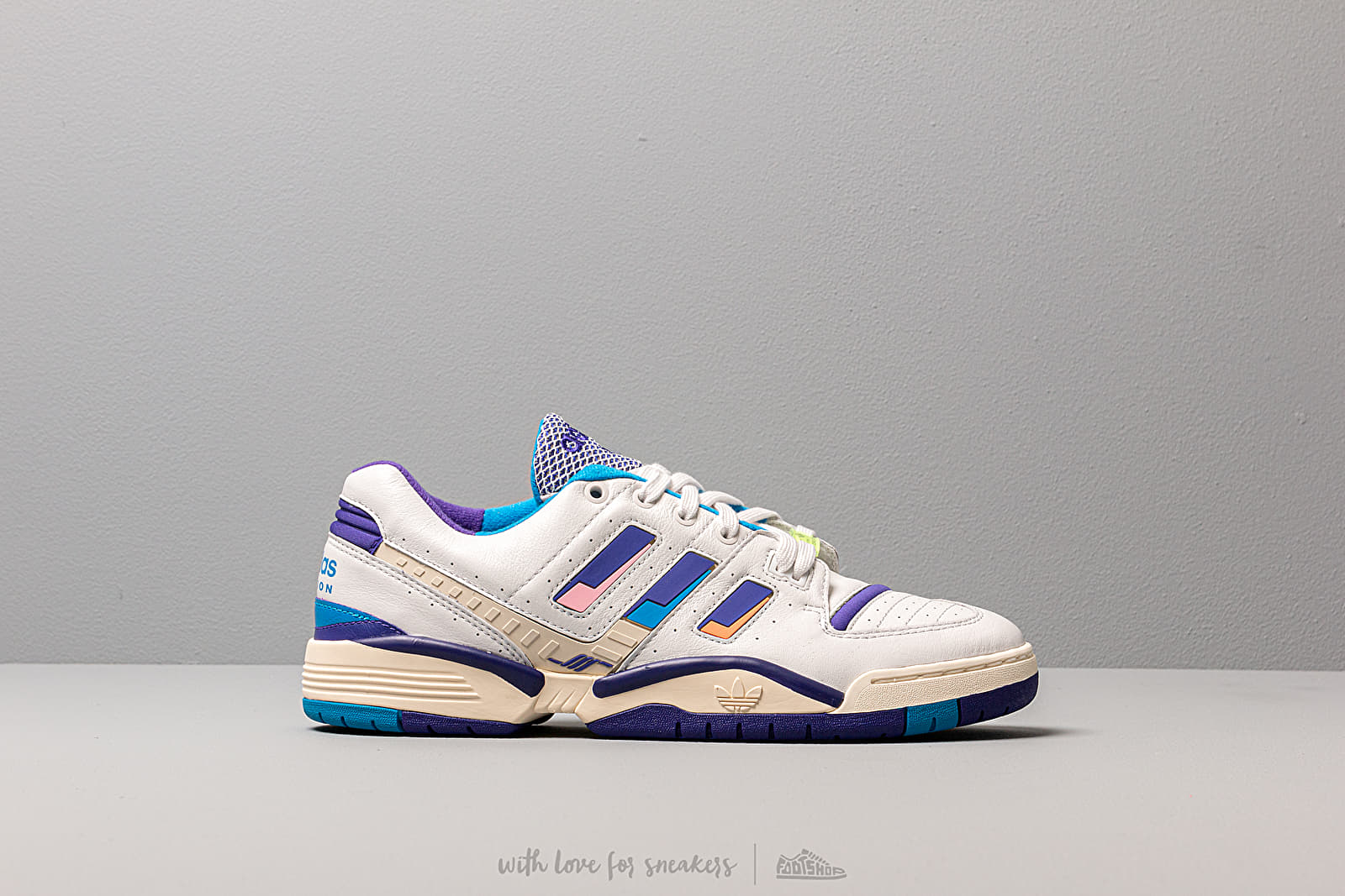 Herren Sneaker und Schuhe adidas Consortium Torsion Edberg Comp Crystal White/ Energy Blue/ Bright Blue