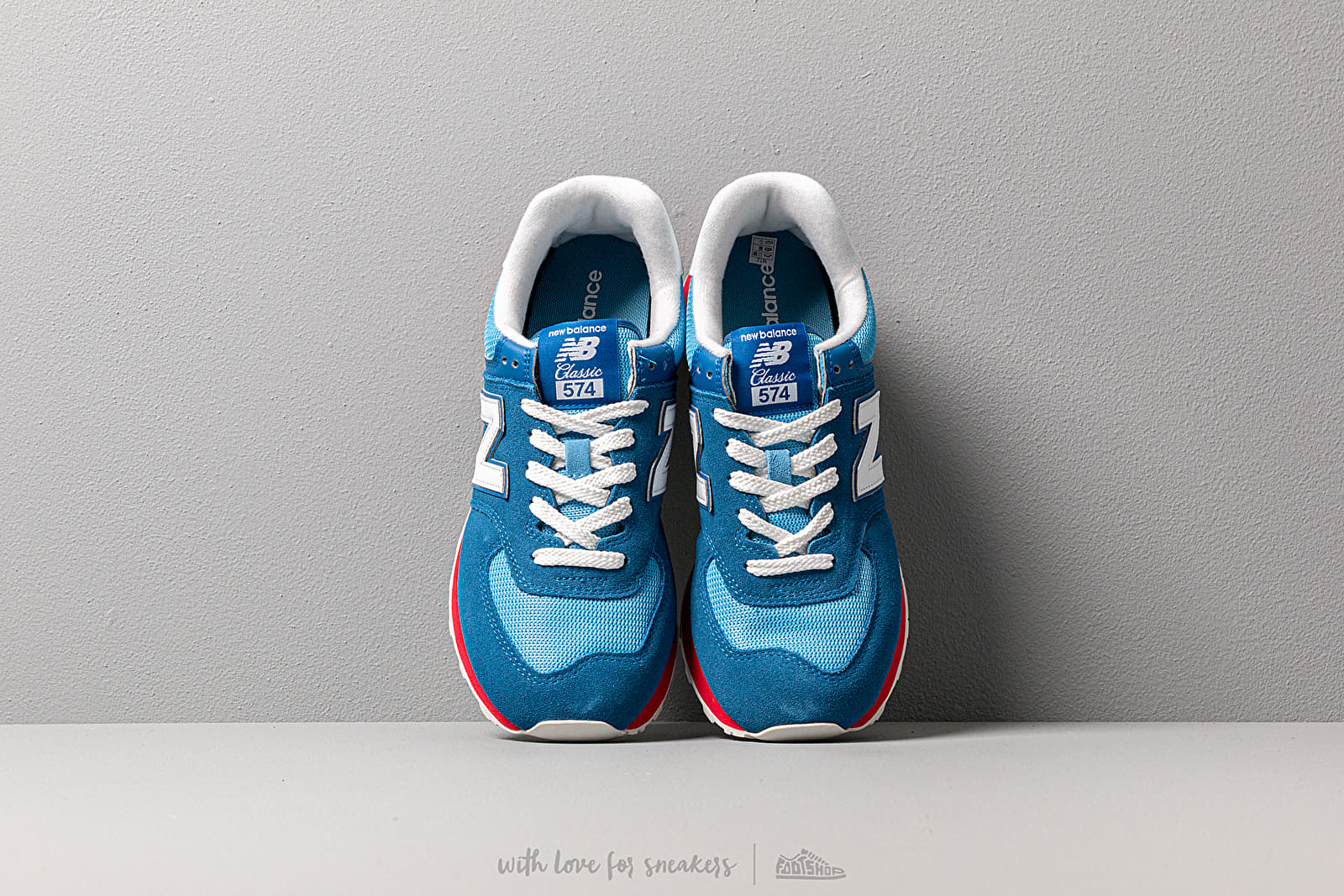 Men s shoes New Balance 574 Blue Blue Footshop