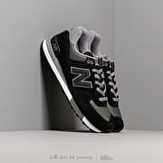 Men s shoes New Balance 574 Black Green Footshop