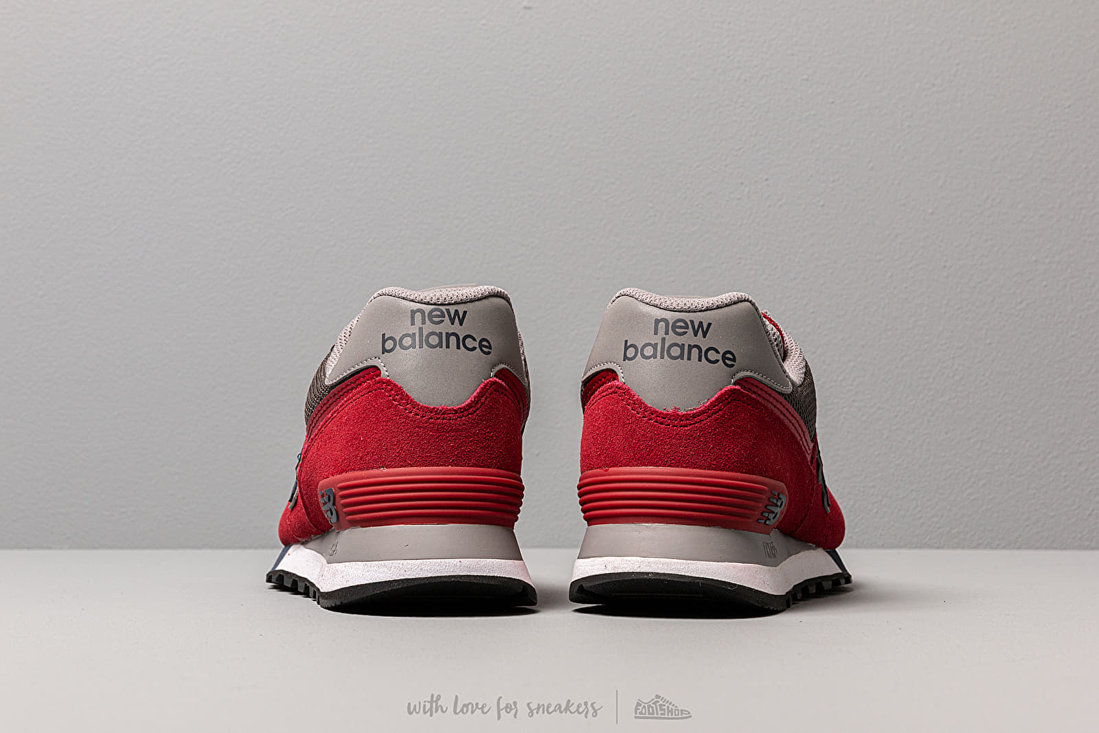 Мъжки кецове и обувки New Balance 574 Red/ Brown