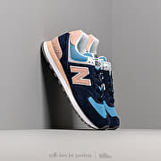 Blue pink new balance top