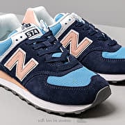 New balance 574 top pink and blue