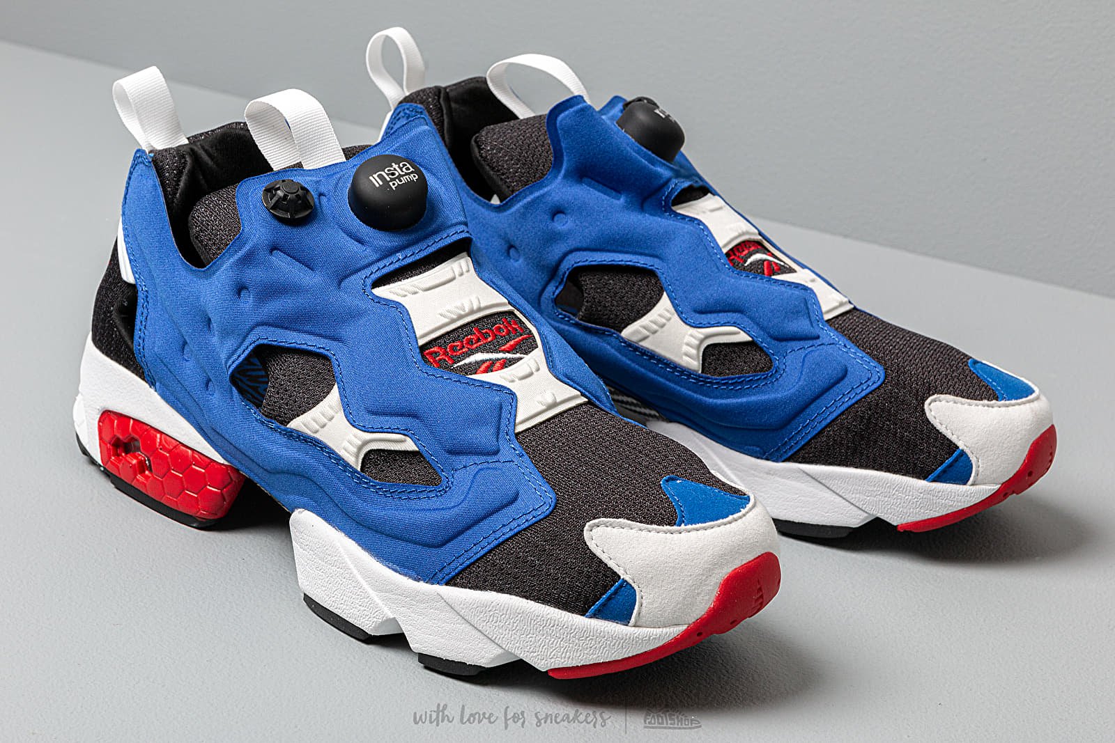Zapatillas Hombre Reebok Instapump Fury OG Black/ Royal/ White/ Red