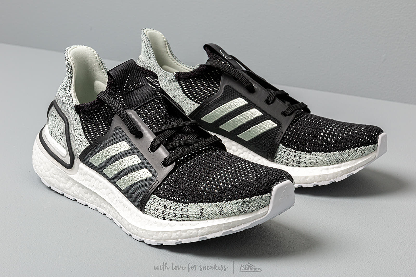 Women s shoes adidas UltraBOOST 19 W Core Black Linen Green Ash Green Footshop