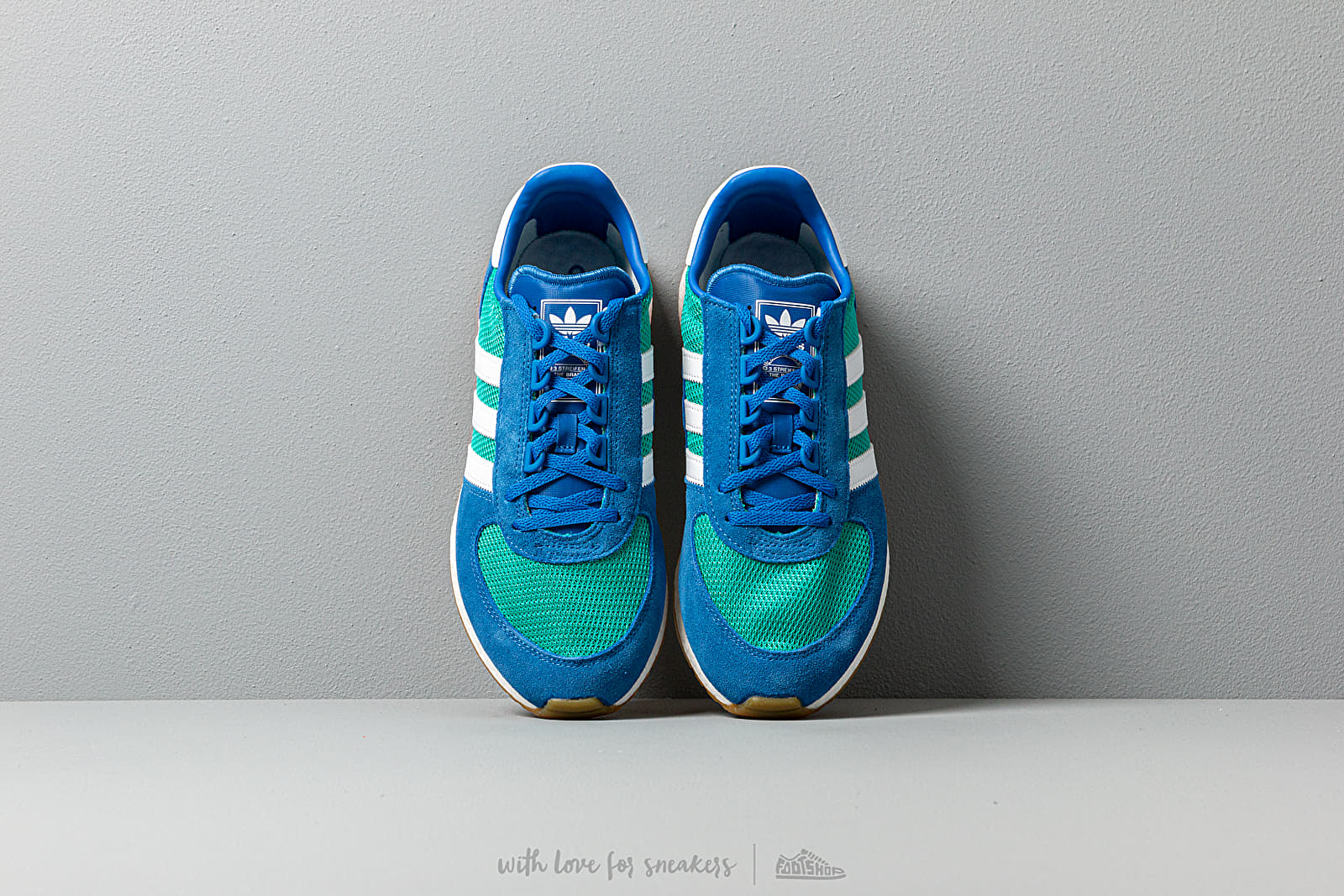 Herren Sneaker und Schuhe adidas Marathon Tech Hi-Res Aqua/ Ftw White/ Blue