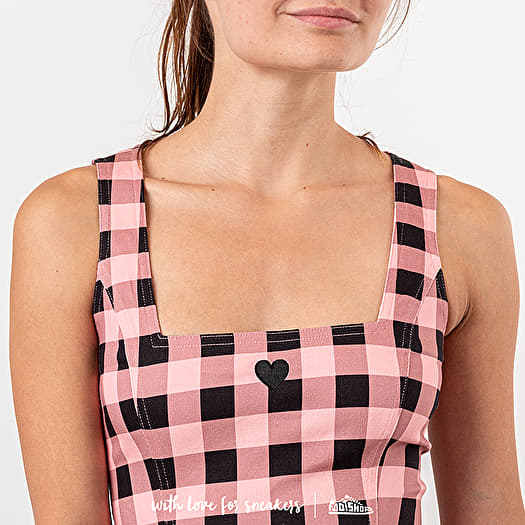 Dress Lazy Oaf Gingham Dress Pink Footshop