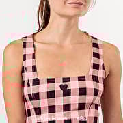 Dress Lazy Oaf Gingham Dress Pink Footshop